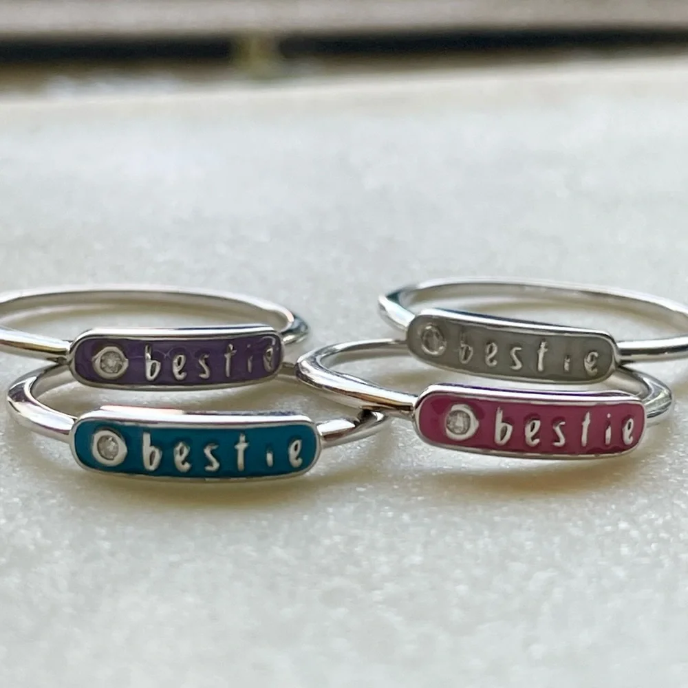 BFF 🦋 “bestie” rings - Picture 2 of 15